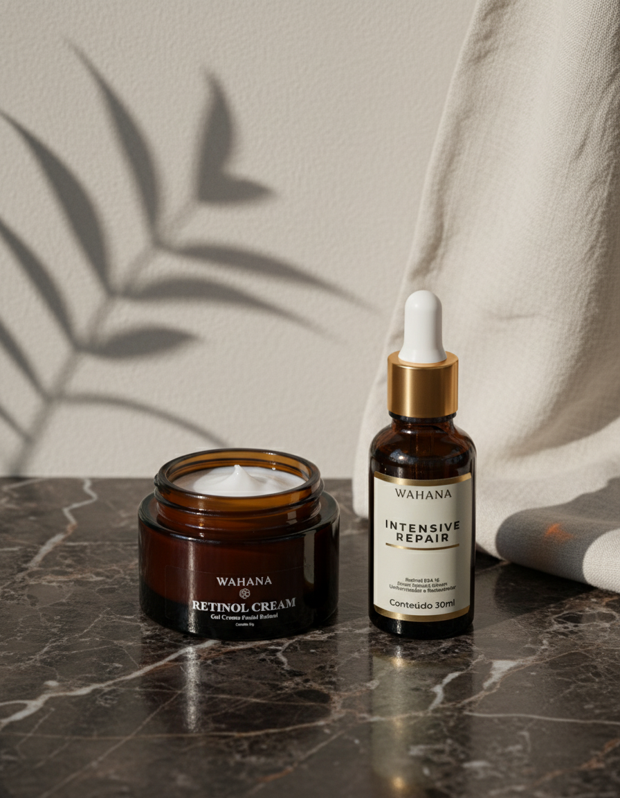 Skincare Noturno para Pele Madura: O Guia Definitivo - Retinol Cream e Intensive Repair