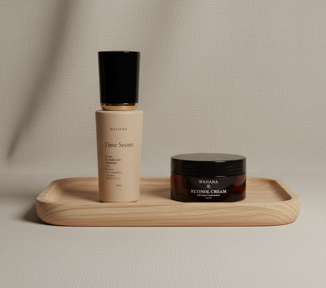 Skinimalism: Como Ter Resultados Incríveis com uma Rotina Minimalista - Time Secret e Retinol Cream