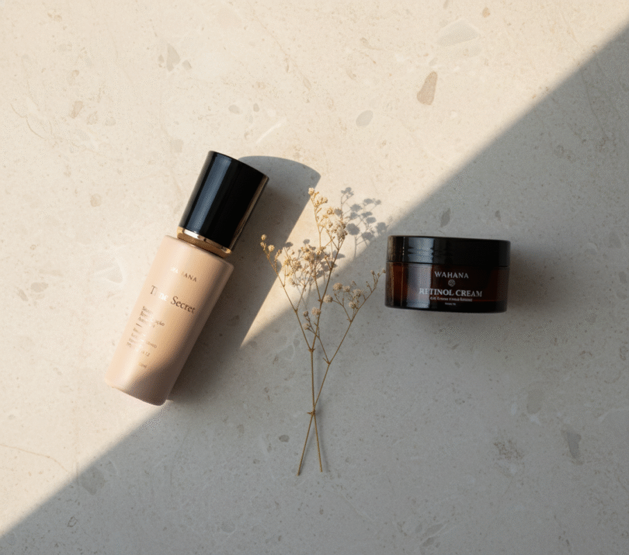 Kit 24 Horas Wahana: A Rotina Definitiva para Pele Madura - Time Secret e Retinol Cream