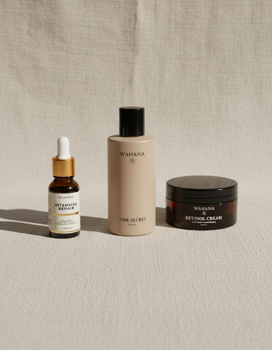 Como Montar uma Rotina Noturna com Retinol para Pele Madura - Retinol Cream e Intensive Repair