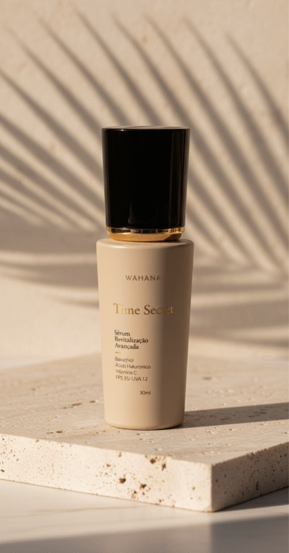 Time Secret Wahana: Protetor solar anti-idade com Bakuchiol - Time Secret