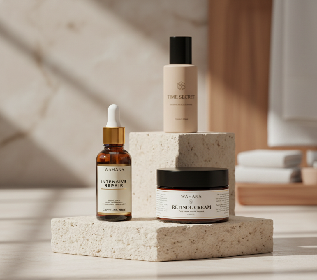 Como tratar flacidez no rosto e pescoço após os 50 anos - Intensive Repair e Retinol Cream