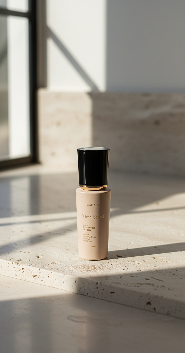 Time Secret Wahana: Protetor solar anti-idade com Bakuchiol - Time Secret