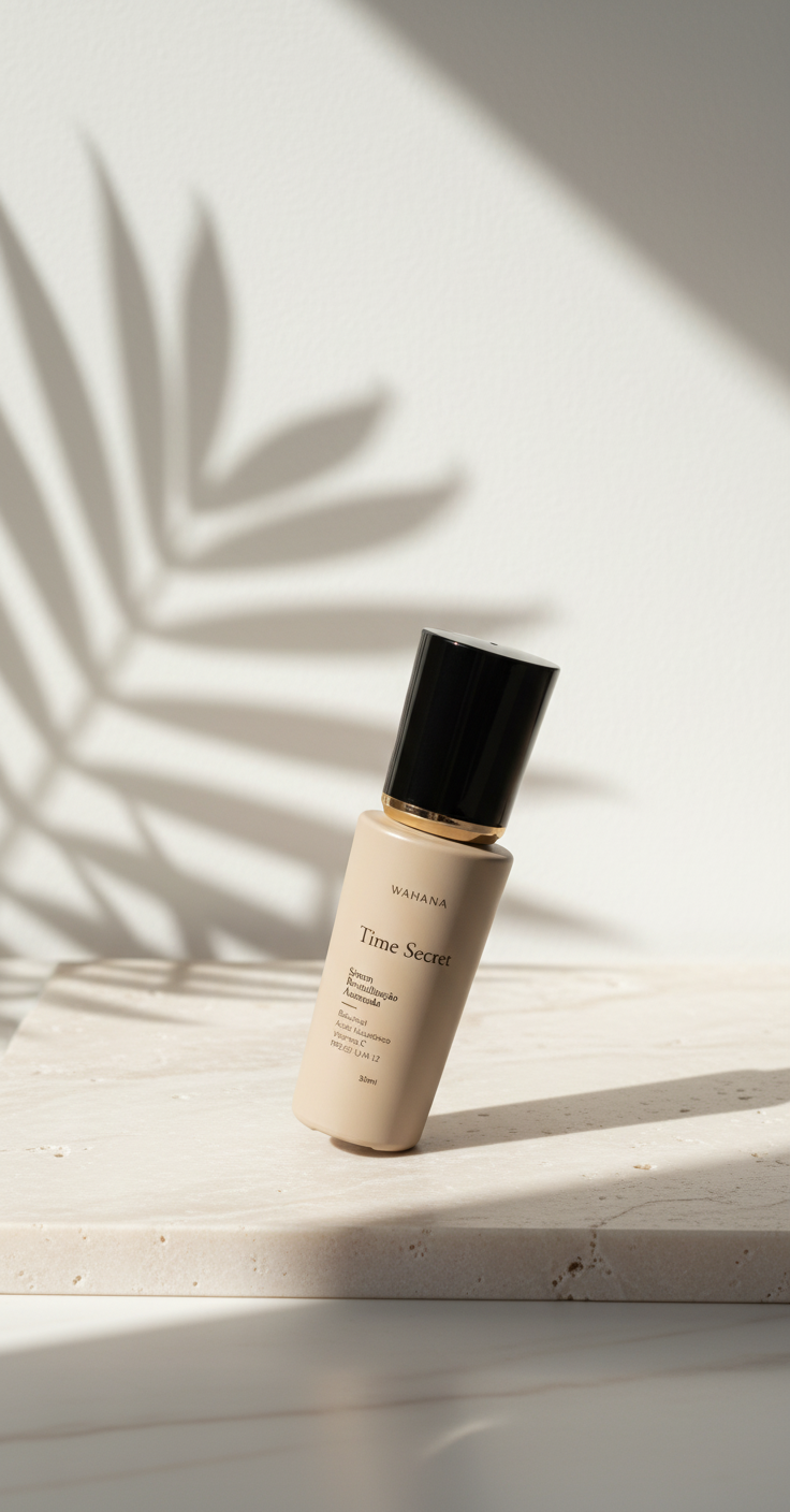 Time Secret Wahana: Protetor solar anti-idade com Bakuchiol - Time Secret