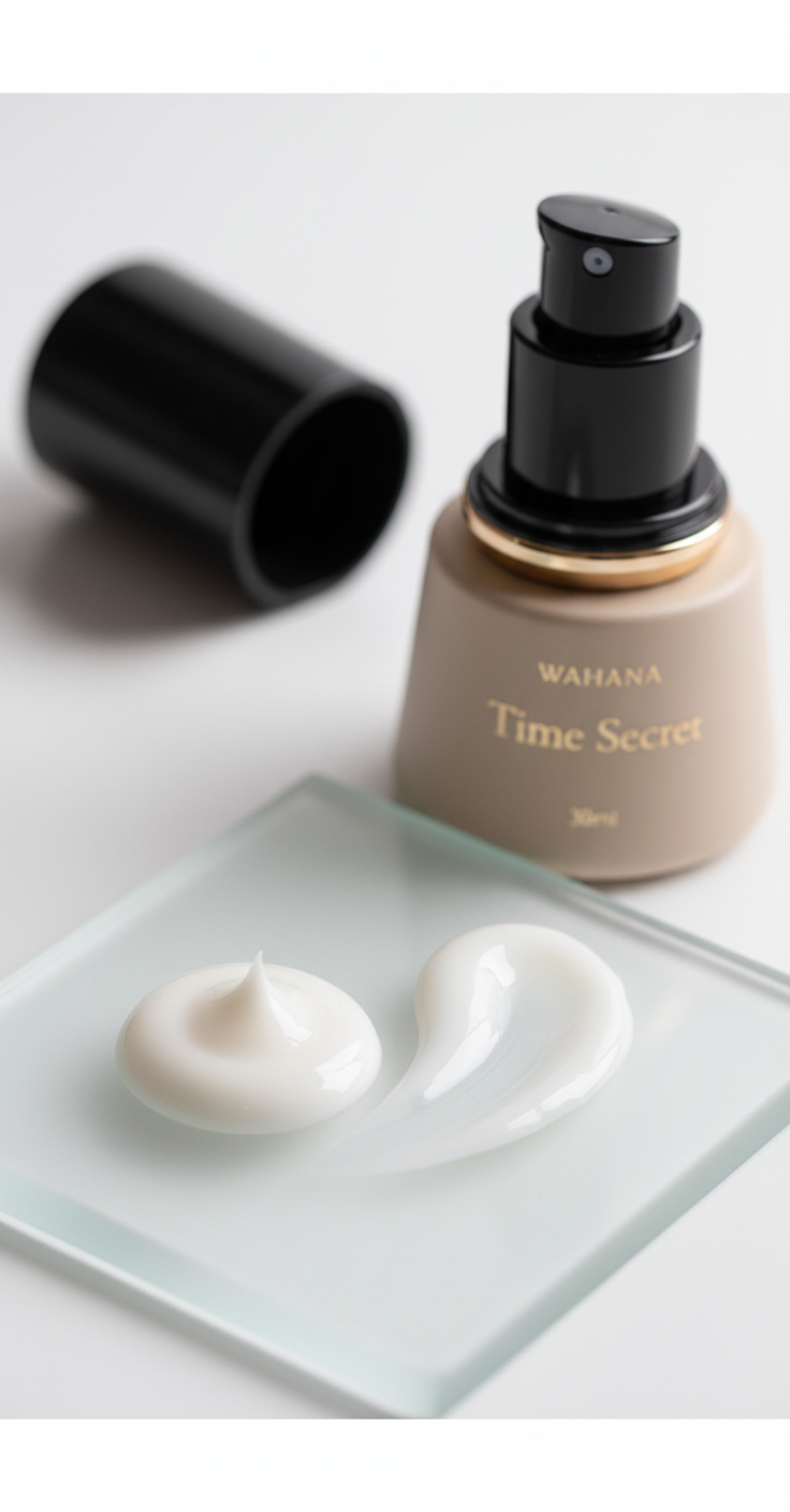 Time Secret Wahana: Protetor solar anti-idade com Bakuchiol - Time Secret