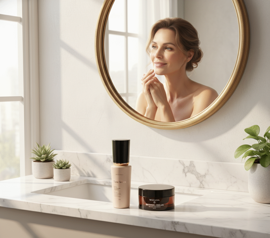 Diferença Entre Rugas Finas e Profundas: Como Tratar Cada Uma - Time Secret e Retinol Cream