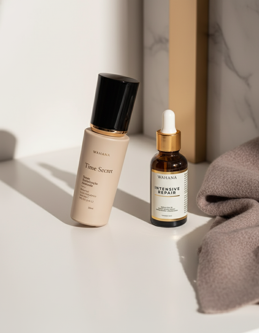 Cuidados Essenciais Com a Pele no Inverno - Time Secret e Intensive Repair