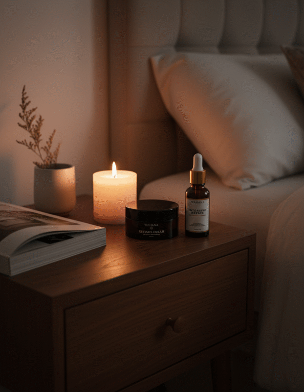 Como Montar uma Rotina Anti-idade Noturna Eficaz - Retinol Cream e Intensive Repair