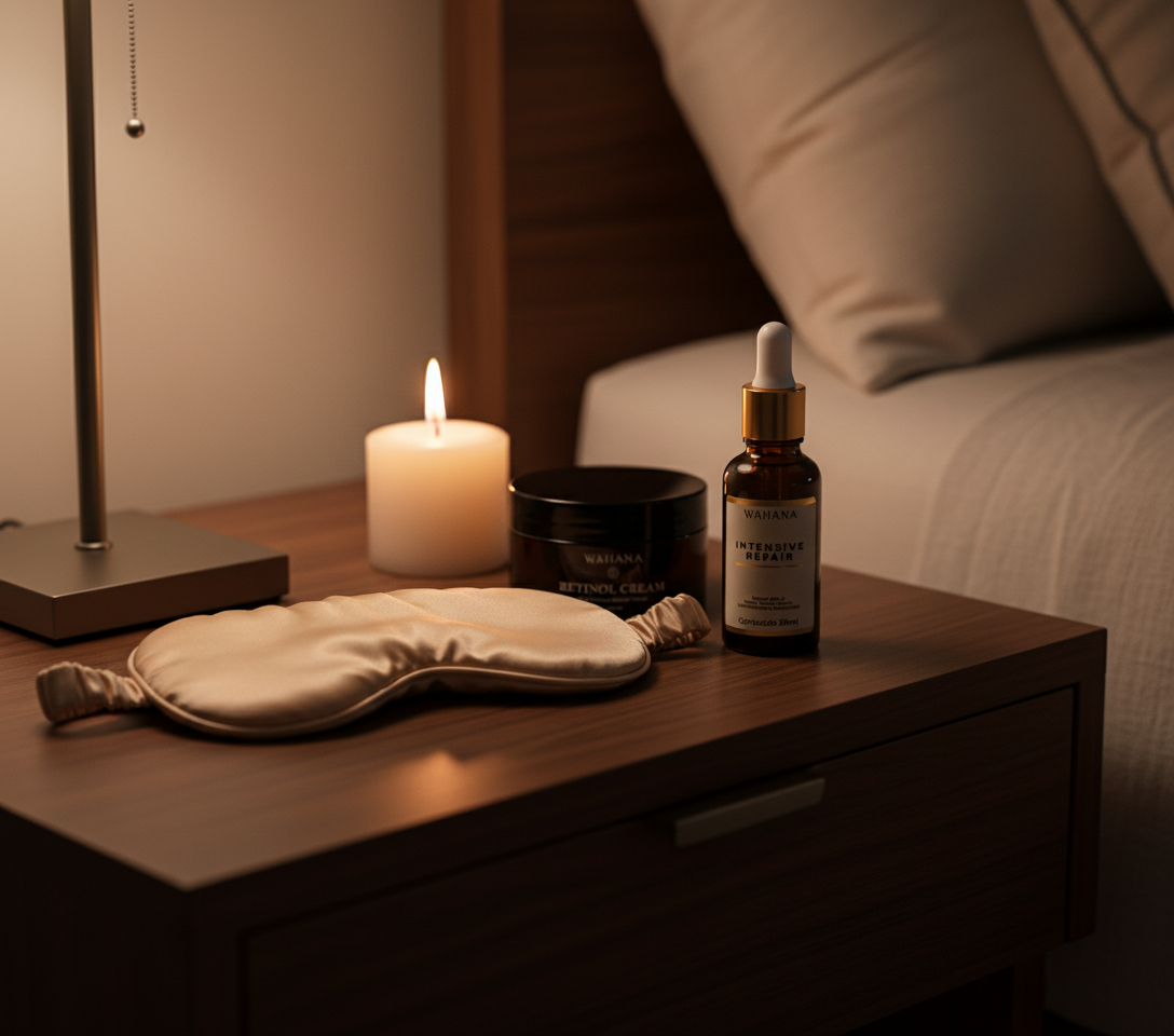 Skincare Noturno: O Ritual Perfeito para Acordar Radiante - Retinol Cream e Intensive Repair