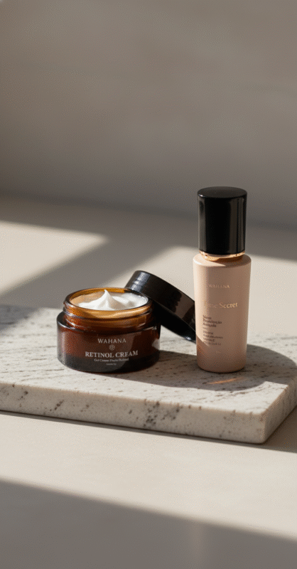 Peptídeos vs Retinol: Qual Escolher para Sua Pele? - Retinol Cream e Time Secret