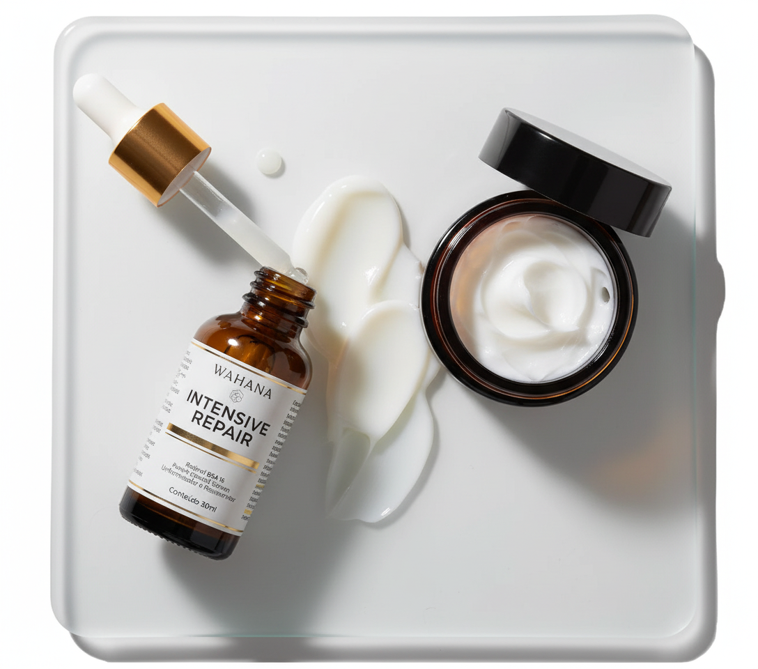 Como usar Retinol em Pele Sensível sem Irritação - Retinol Cream e Intensive Repair