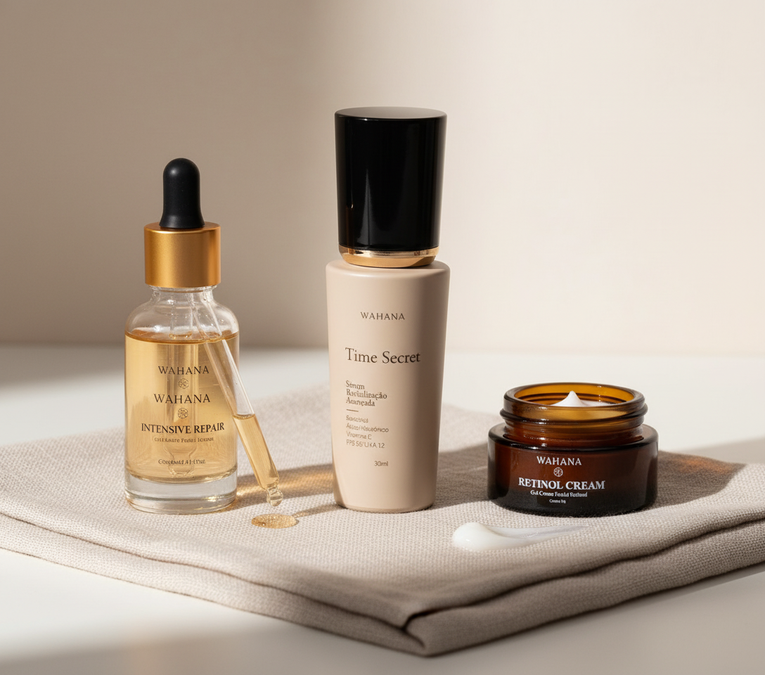 Rotina Anti-Idade 40+: O Que Realmente Funciona - Time Secret e Retinol Cream