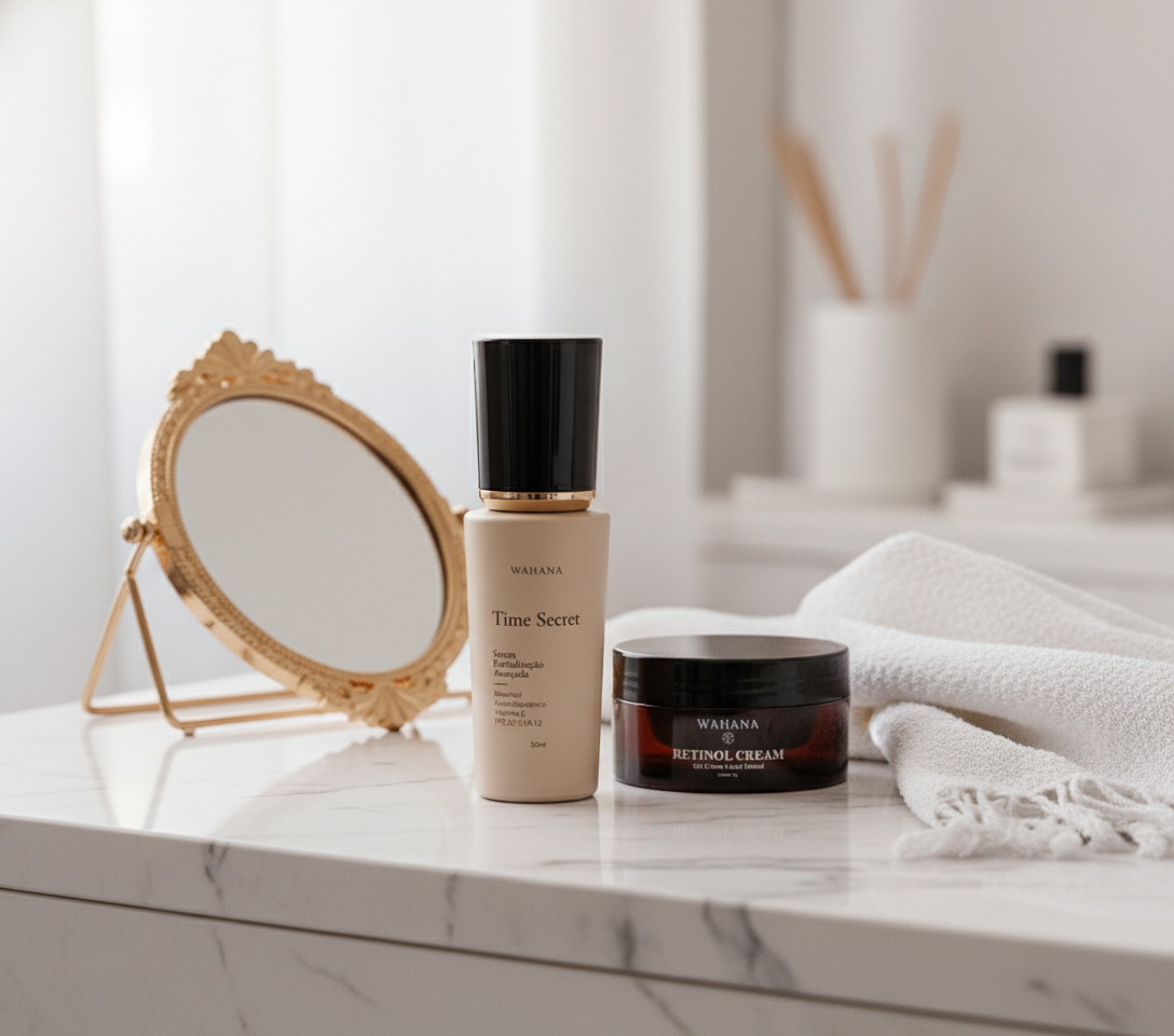 Como Reduzir Linhas de Expressão ao Redor dos Olhos - Time Secret e Retinol Cream