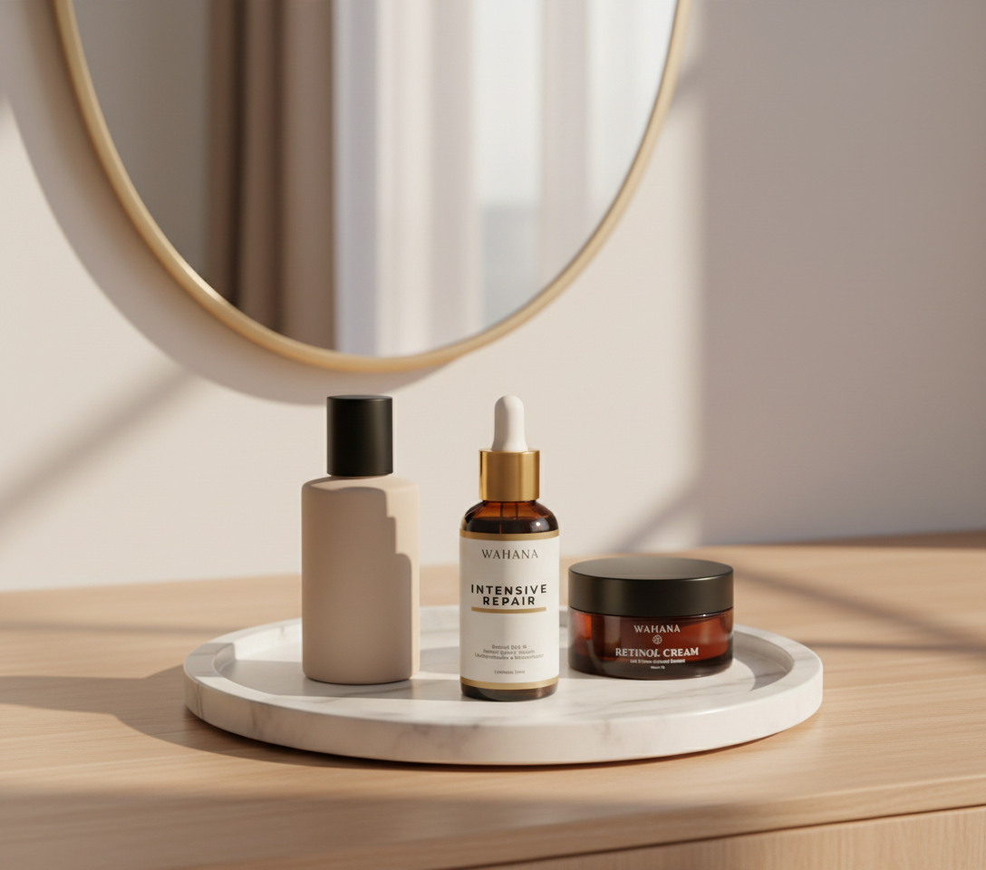 Ordem Correta do Skincare: Como Aplicar Séruns para Máxima Absorção - Intensive Repair e Retinol Cream