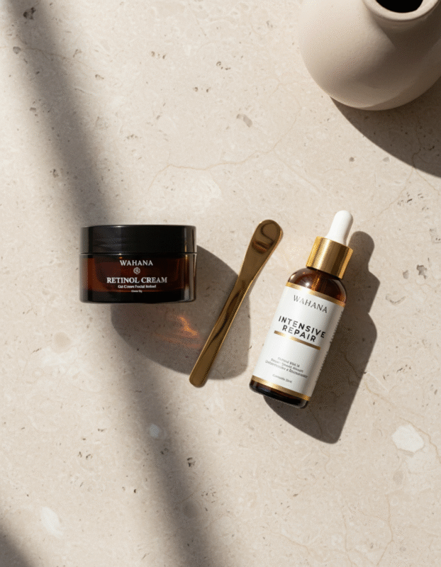 Diferença Entre Rugas e Linhas Finas: Como Tratar Cada Uma - Retinol Cream e Intensive Repair