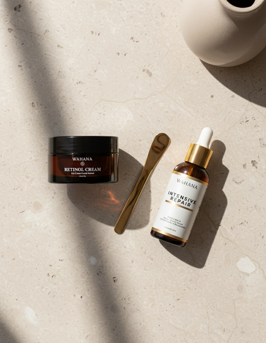 Diferença Entre Rugas e Linhas Finas: Como Tratar Cada Uma - Retinol Cream e Intensive Repair