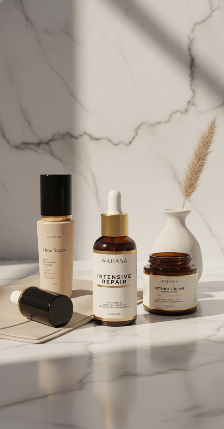 Ácido Hialurônico: O Segredo para uma Pele Preenchida e Super Hidratada - Intensive Repair e Time Secret