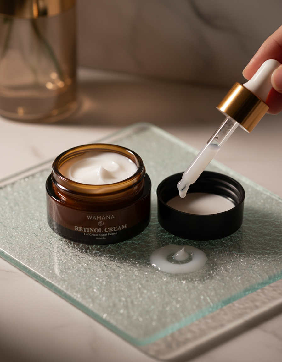 Kit 24 Horas Wahana: O Melhor Kit Anti-Idade Dia e Noite - Retinol Cream e Intensive Repair