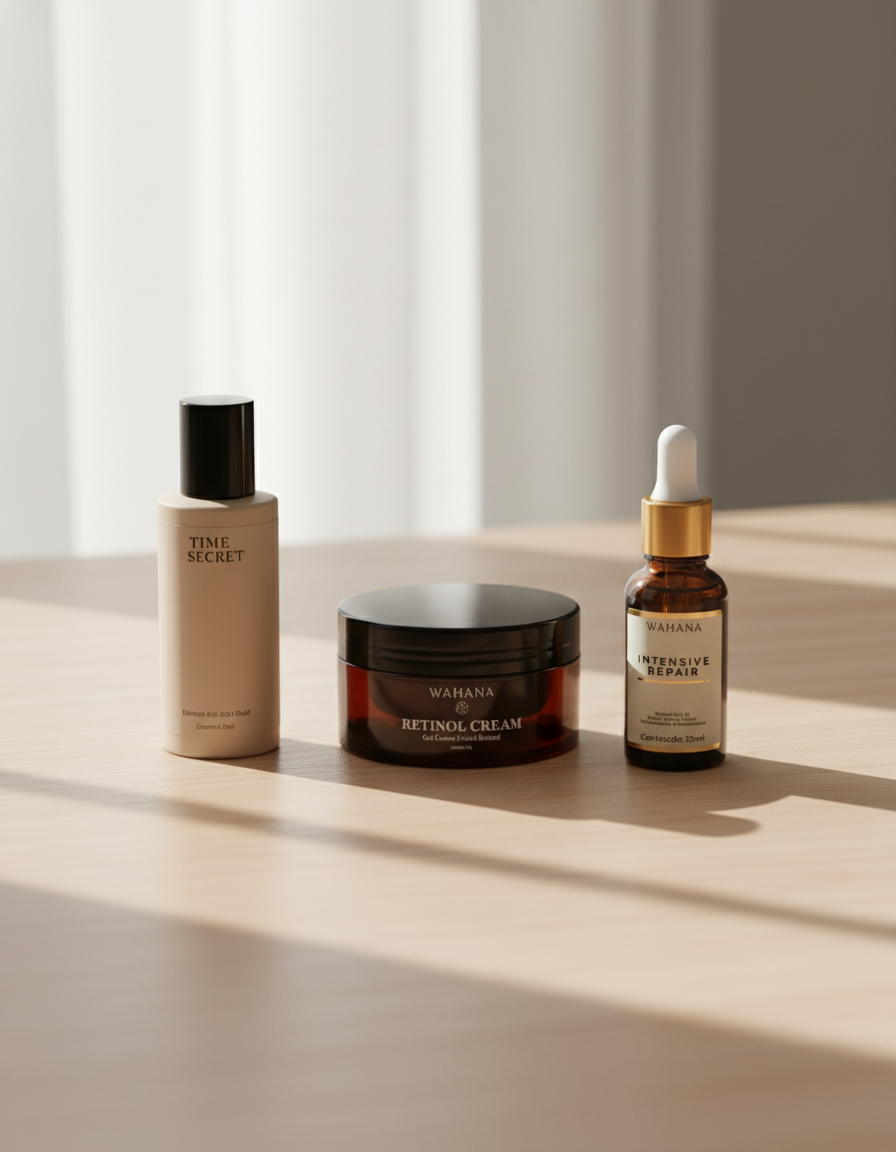 Retinol para Iniciantes: Como Começar sem Irritar a Pele - Retinol Cream e Intensive Repair