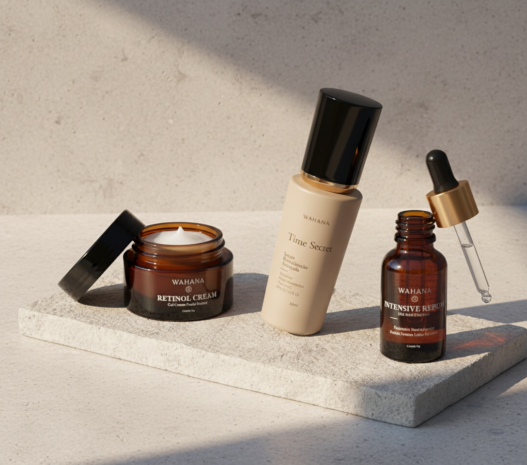 Flacidez no Rosto: Como Tratar e Recuperar a Firmeza - Time Secret e Retinol Cream