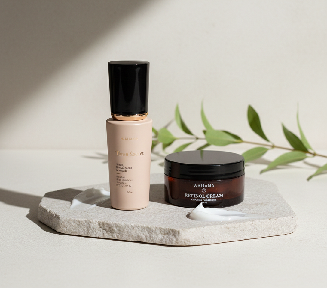 Como Diminuir Linhas de Expressão na Testa Naturalmente - Time Secret e Retinol Cream