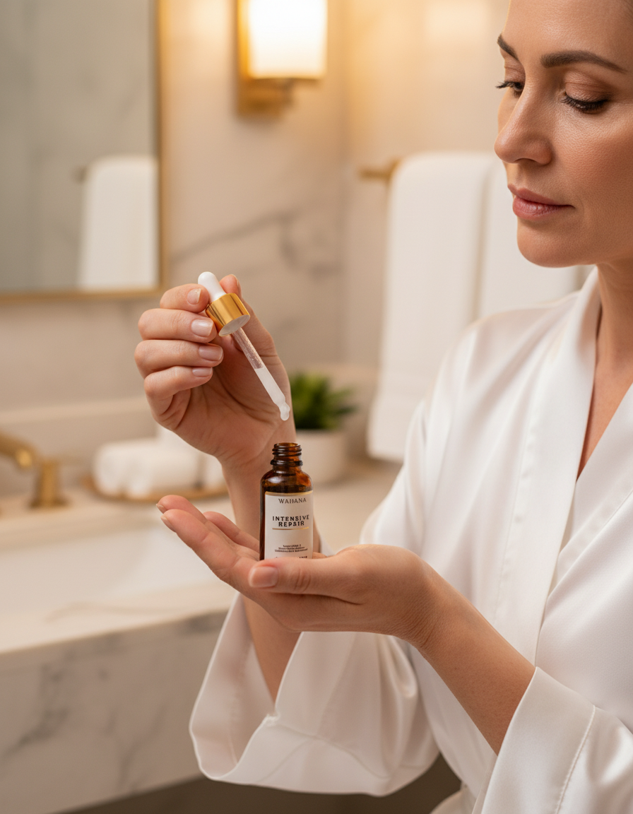 Rotina de Skincare Noturna Passo a Passo para Rejuvenescimento - Intensive Repair