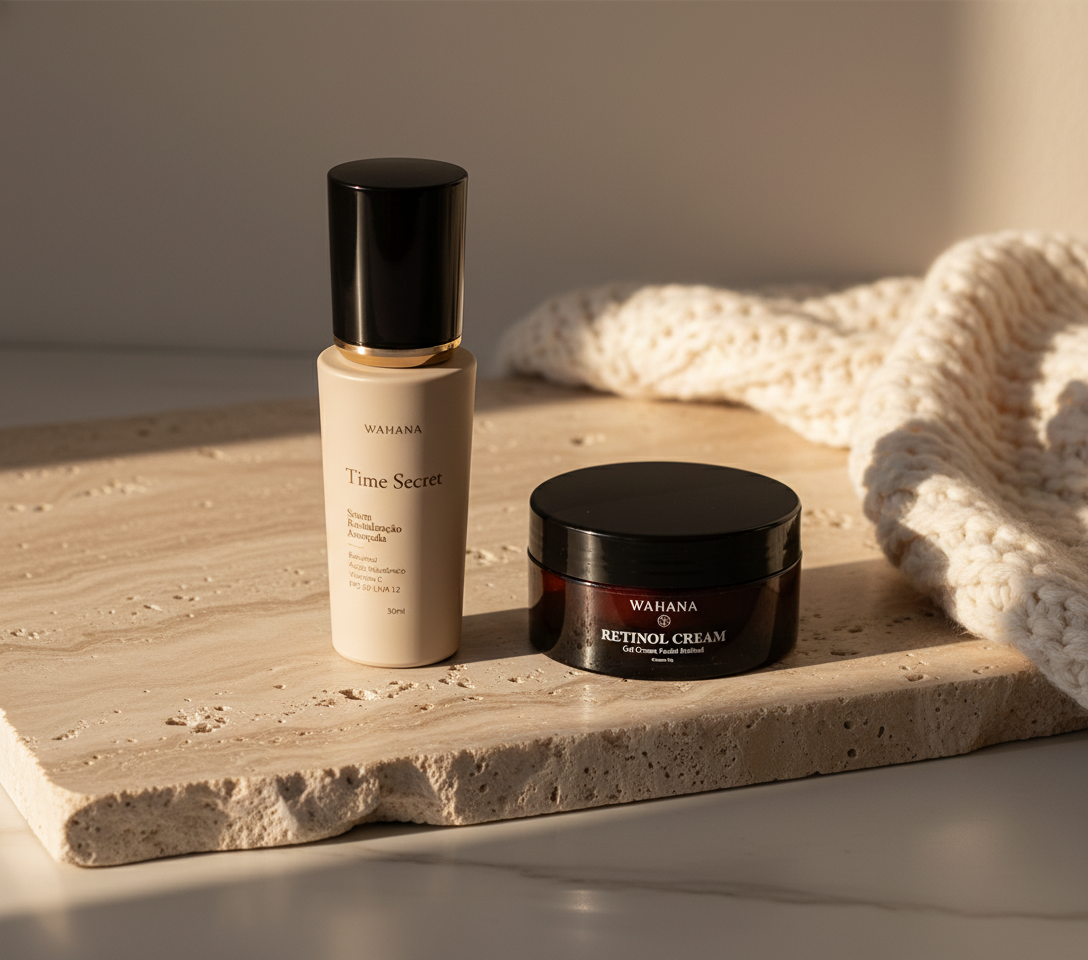 Hidratação Profunda no Inverno: Como Salvar sua Pele do Ressecamento - Time Secret e Retinol Cream