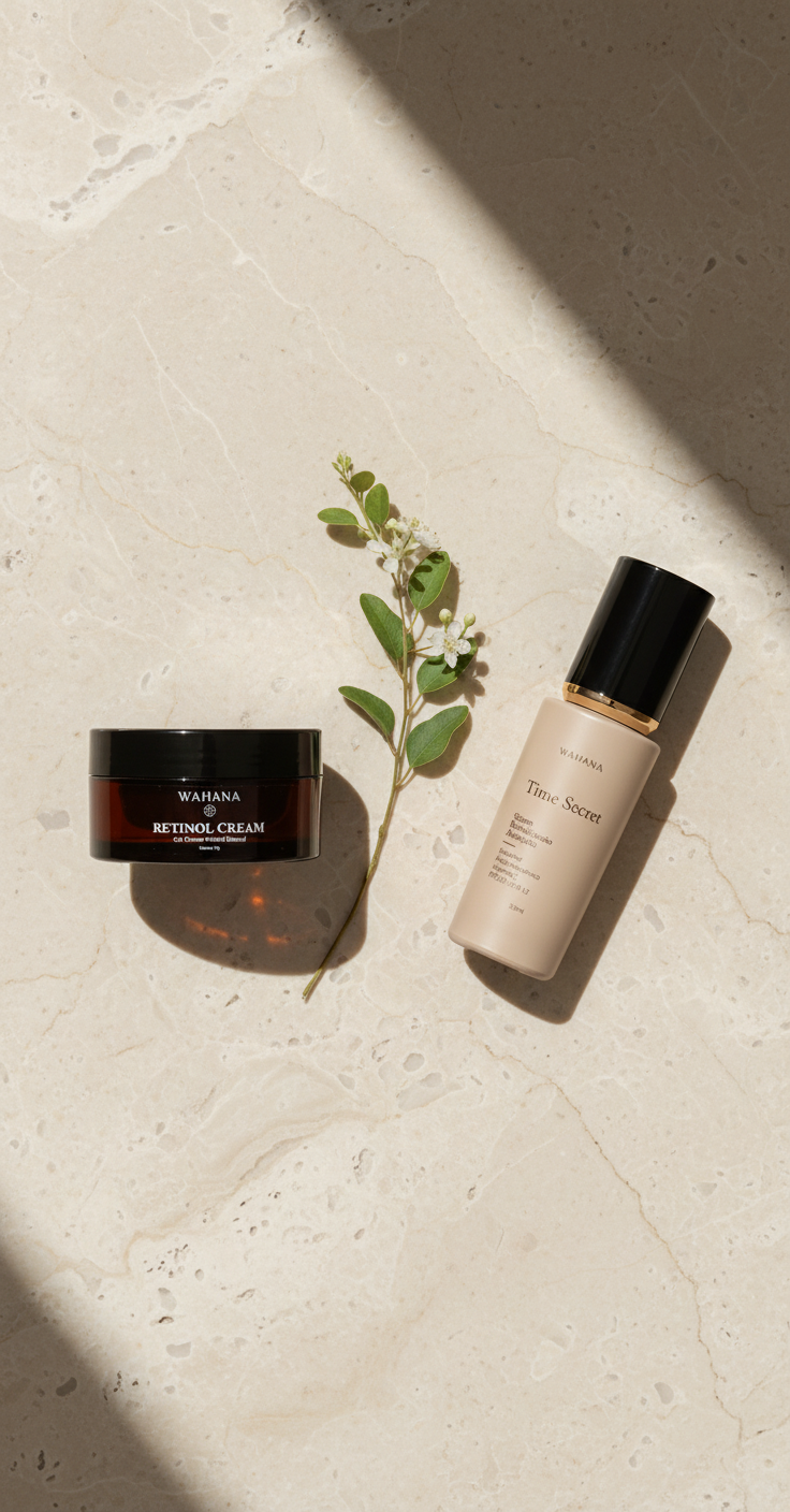 Retinol ou Bakuchiol: Qual a melhor opção para pele madura? - Retinol Cream e Time Secret
