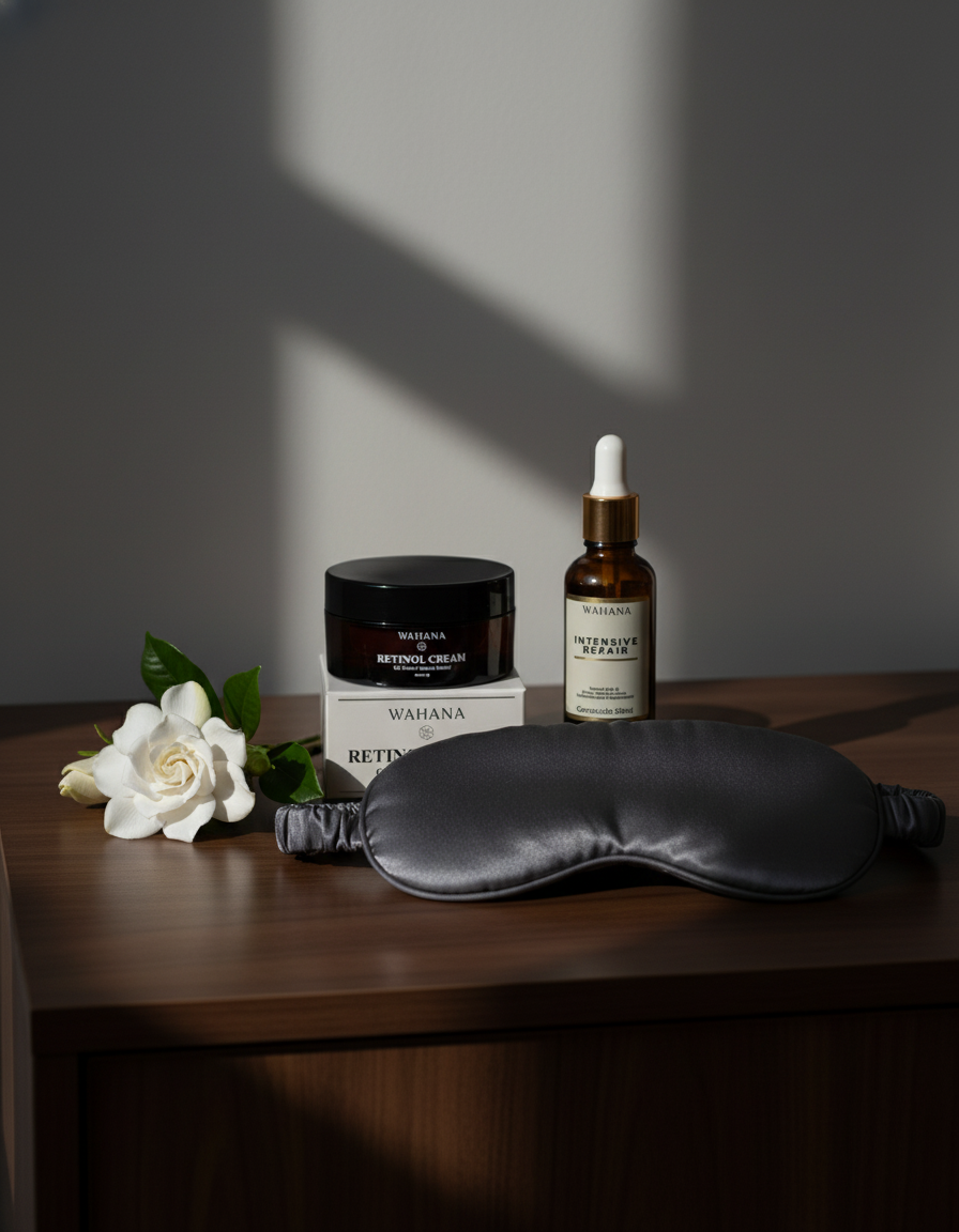 Rotina de Skincare Noturna Passo a Passo para Rejuvenescimento - Retinol Cream e Intensive Repair