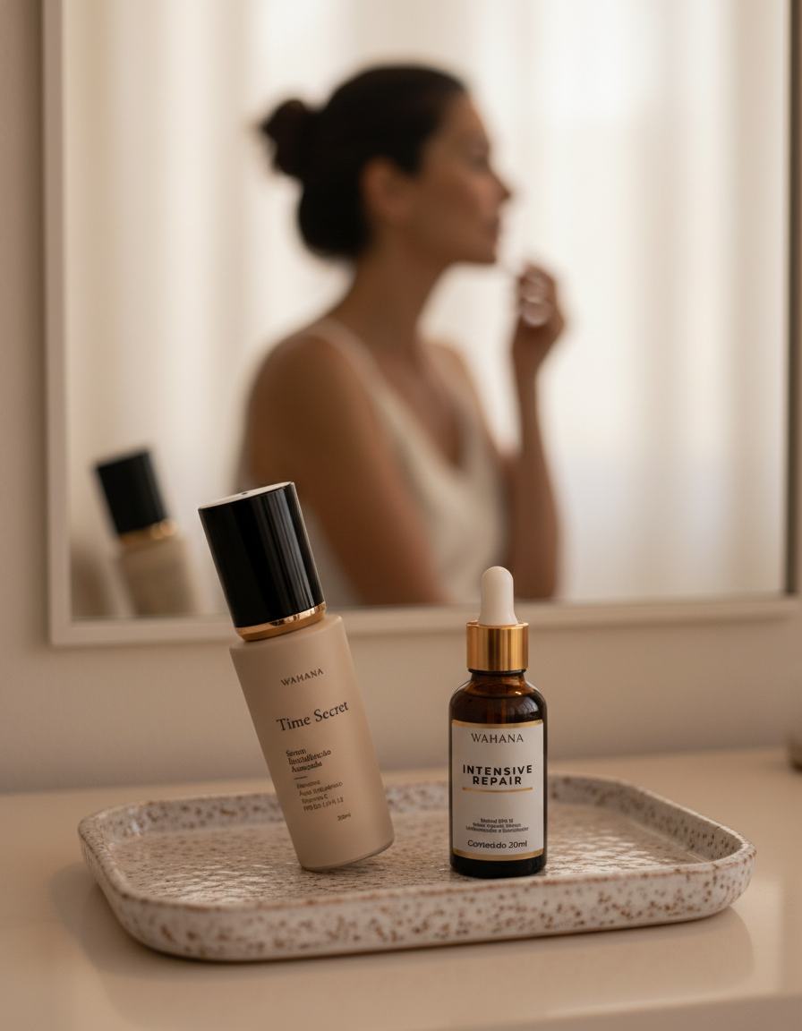 Como Diminuir Linhas de Expressão na Testa Naturalmente - Time Secret e Intensive Repair