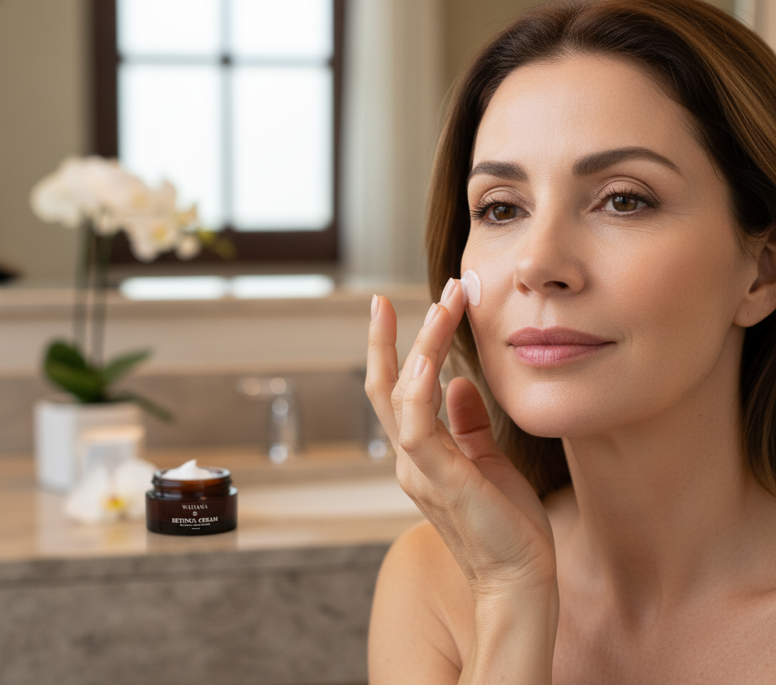 Sérum ou Creme? Entenda a Diferença e Como Combinar - Retinol Cream