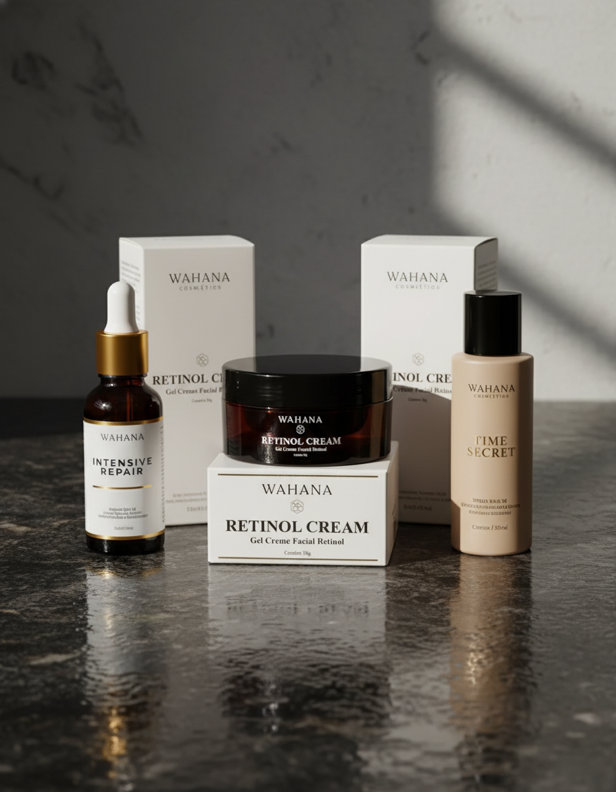 Skincare Noturno Passo a Passo: Acorde com a Pele Perfeita - Retinol Cream e Intensive Repair