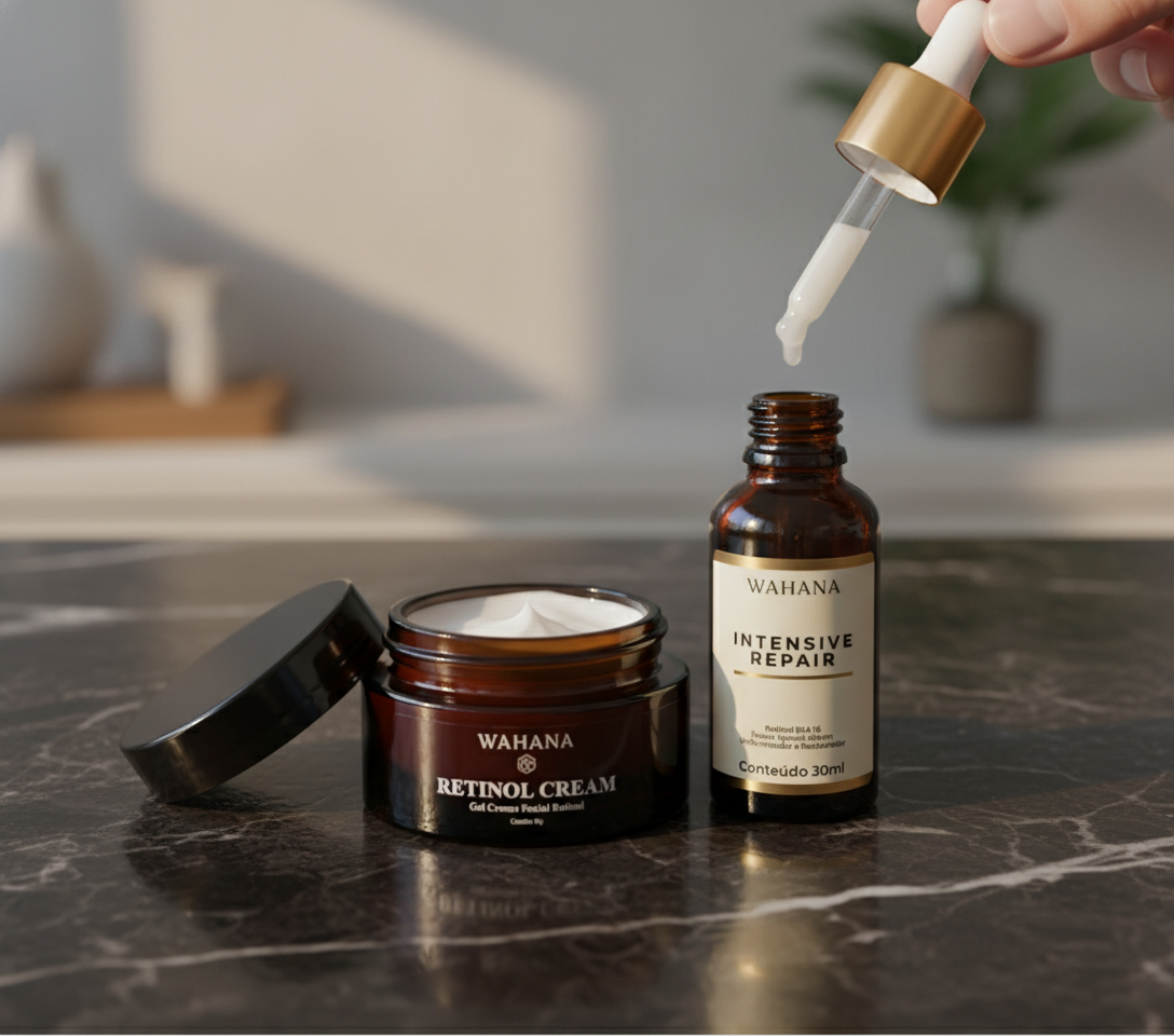 Ácido Hialurônico e Retinol: A Combinação Perfeita para sua Pele - Retinol Cream e Intensive Repair