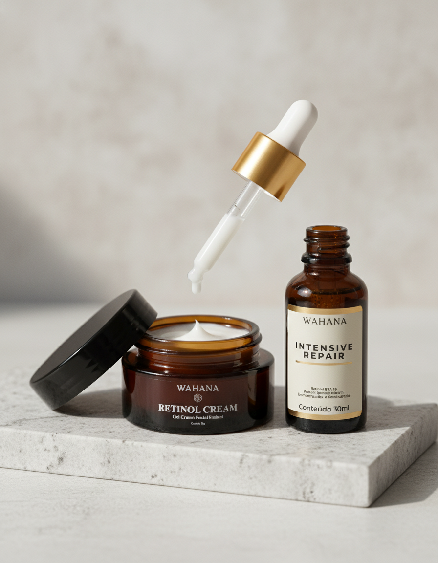 Retinol para Iniciantes: Como Começar a Usar Sem Irritar a Pele - Retinol Cream e Intensive Repair
