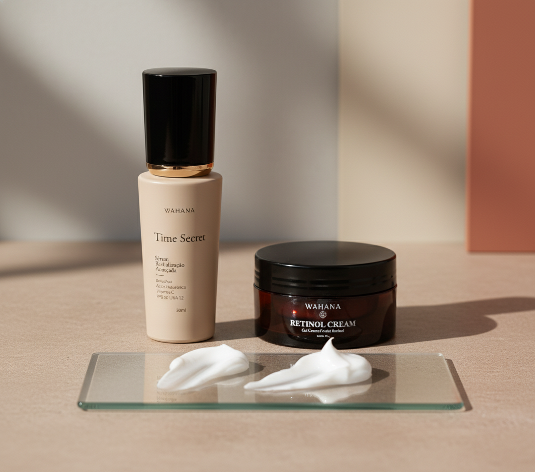Manchas de Sol e Melasma: Como Uniformizar o Tom da Pele com Tecnologia - Time Secret e Retinol Cream