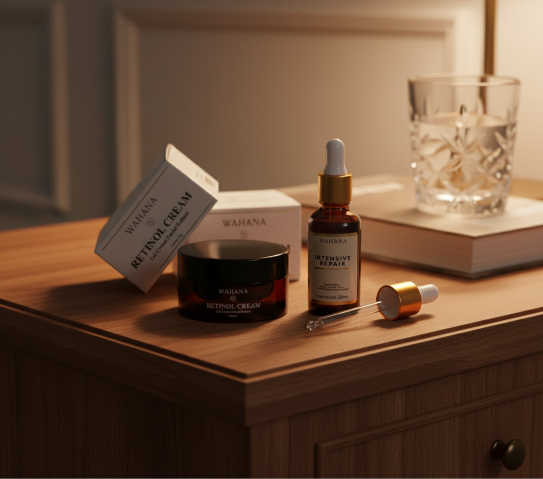 Retinol para Iniciantes: Como Começar a Usar Sem Irritar a Pele - Retinol Cream e Intensive Repair