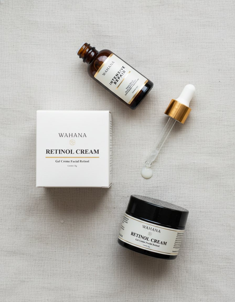 Retinol para Iniciantes: Como Começar a Usar Sem Irritar a Pele - Retinol Cream e Intensive Repair