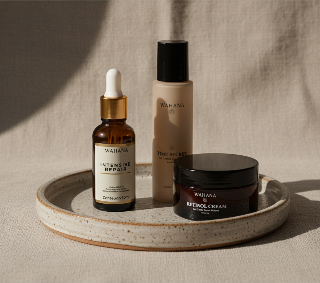 Rotina Noturna para Reparação Profunda: O Papel do Sérum Intensivo - Intensive Repair e Retinol Cream