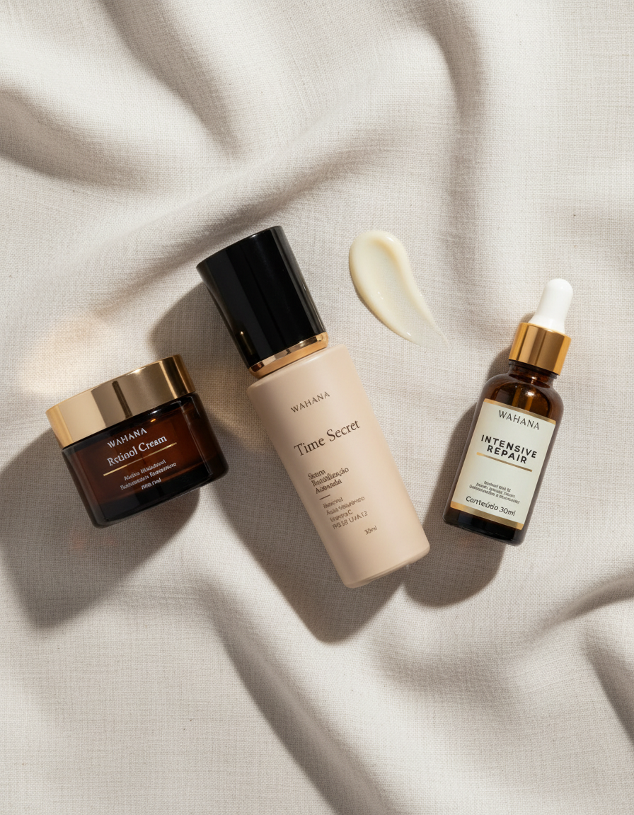 Skincare Minimalista: Como Usar Menos Produtos com Mais Eficácia - Time Secret e Intensive Repair