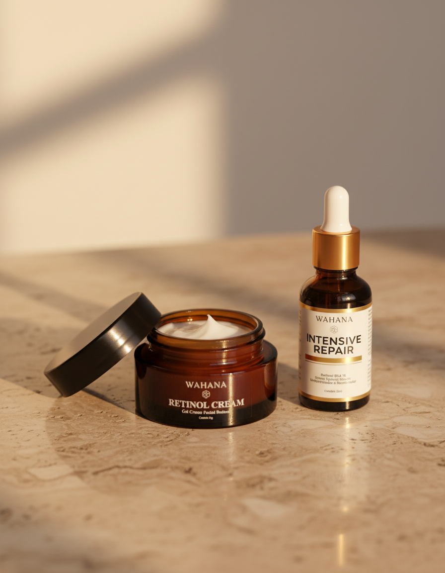 Benefícios do Ácido Hialurônico e Retinol Juntos na Rotina - Retinol Cream e Intensive Repair