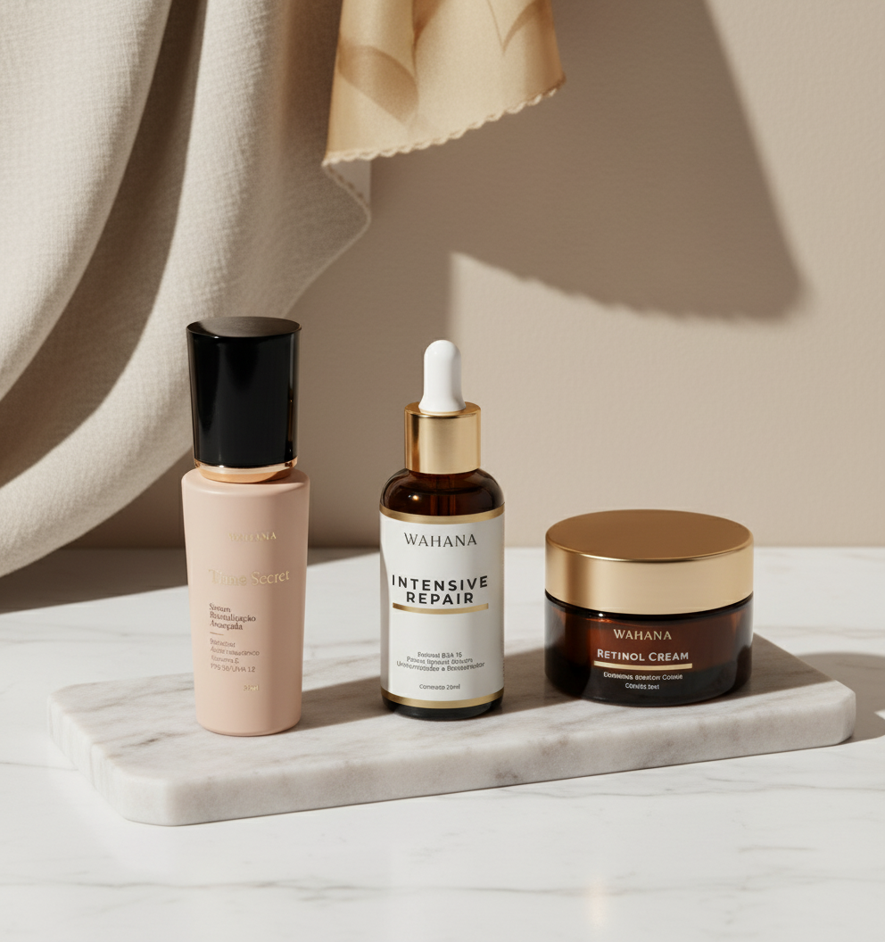 Melhor Produto para Flacidez no Rosto Depois dos 50 Anos - Intensive Repair e Time Secret