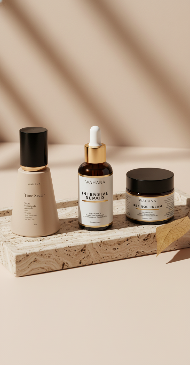 Rotina Skincare na Menopausa: Como Combater Flacidez e Ressecamento - Intensive Repair e Time Secret