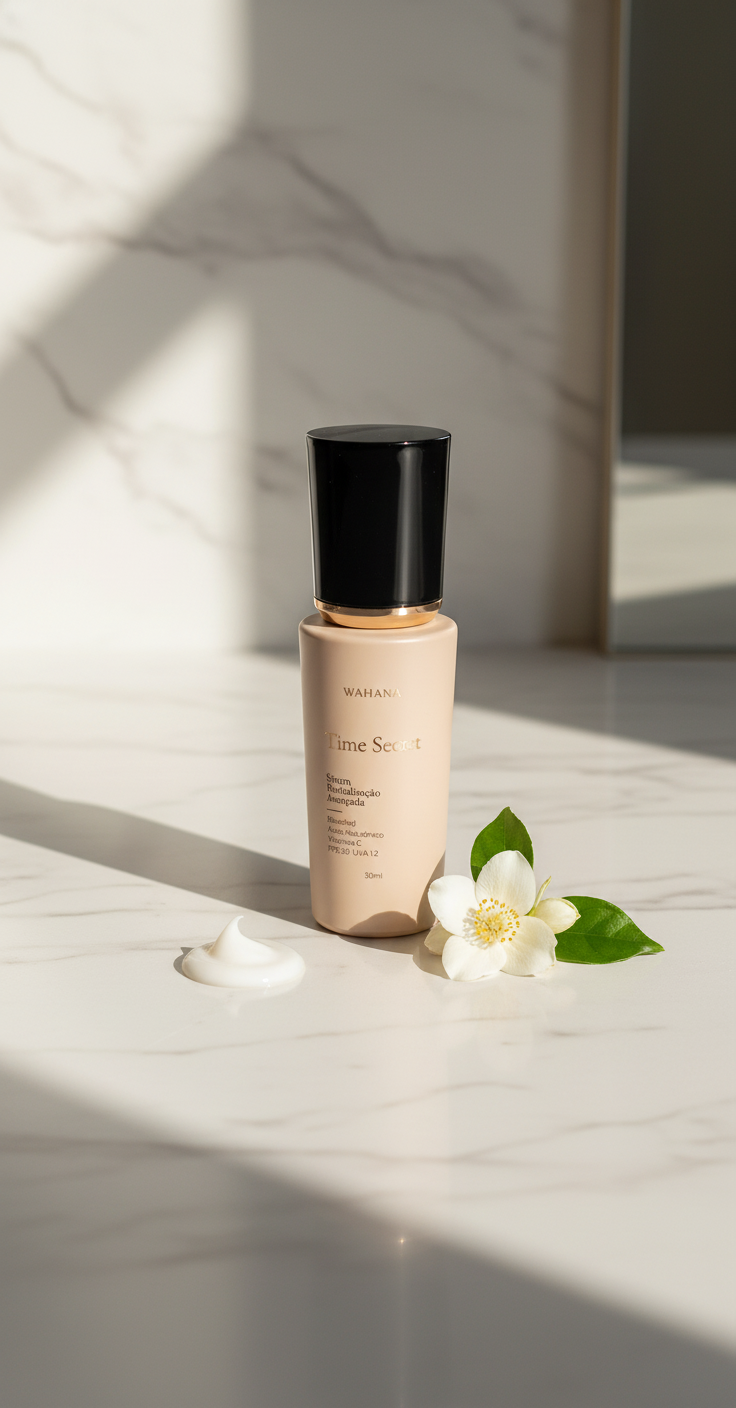 Como Combinar Vitamina C de Manhã e Retinol à Noite na Pele Madura - Time Secret