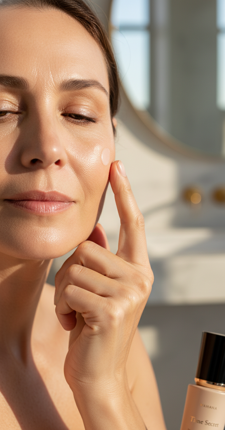 Como Combinar Vitamina C de Manhã e Retinol à Noite na Pele Madura - Time Secret