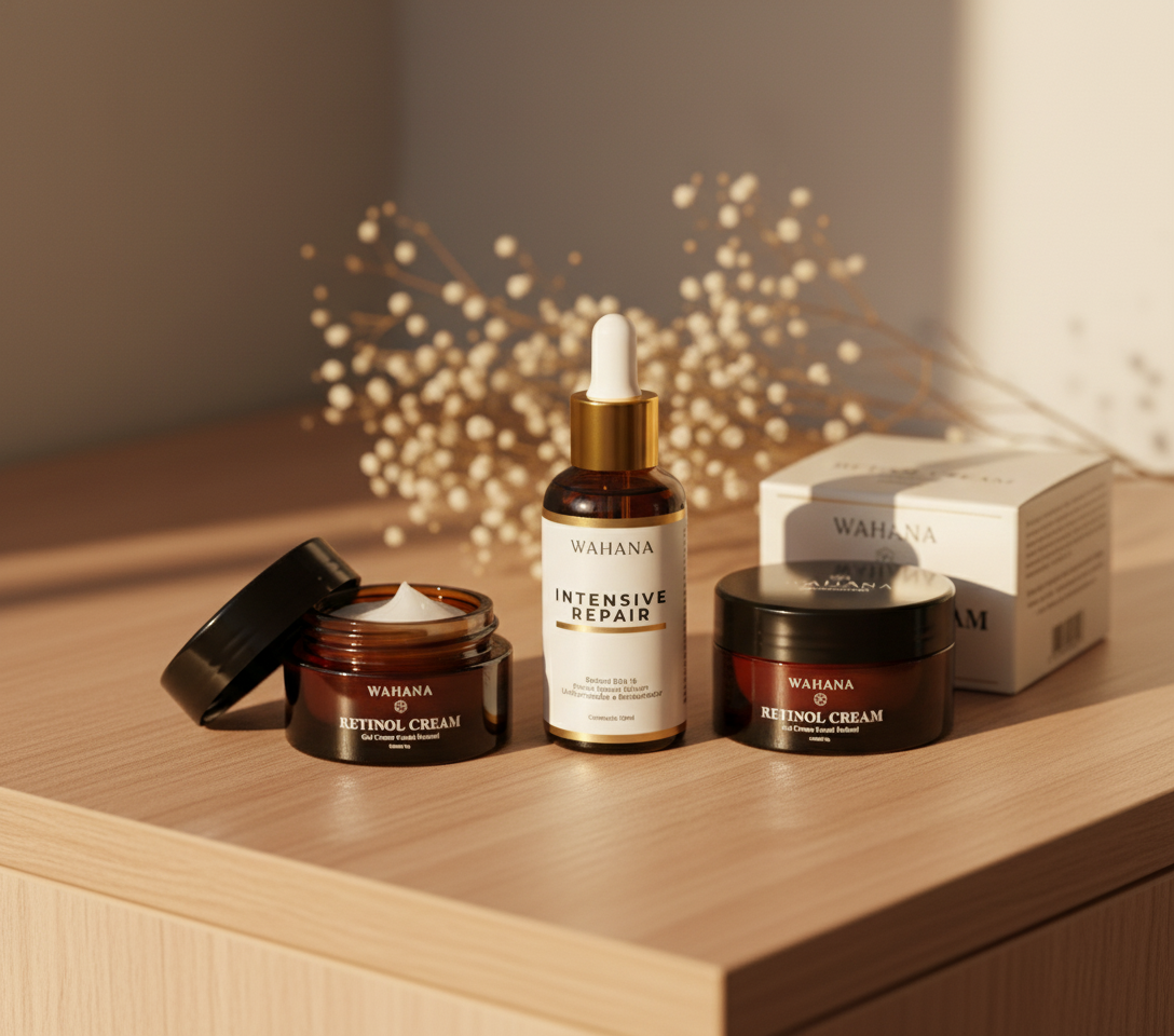 Hidratação Profunda: O Segredo da Barreira Cutânea - Intensive Repair e Retinol Cream