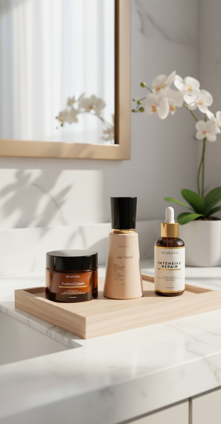 Melhor Produto para Flacidez no Rosto Depois dos 50 Anos - Intensive Repair e Time Secret