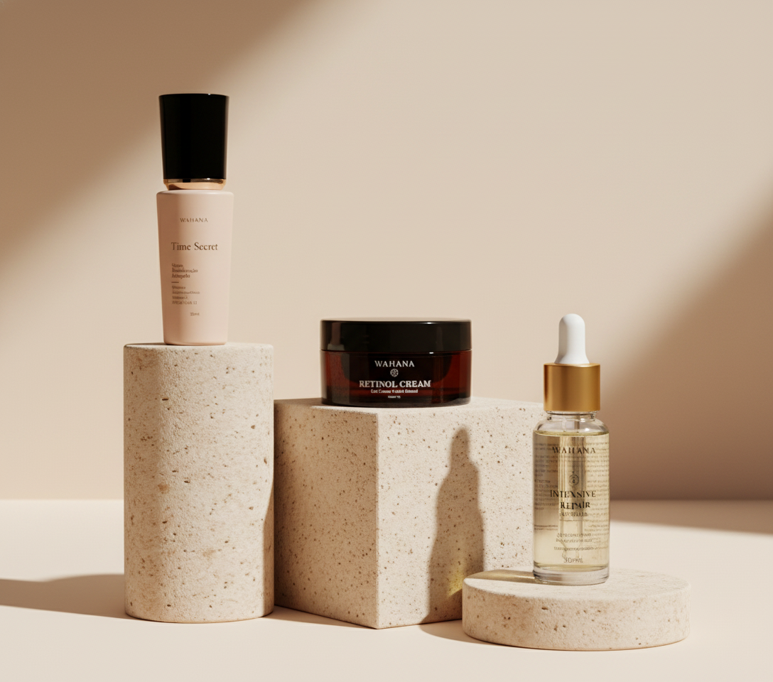 Rotina Anti-Idade Completa: O Passo a Passo Definitivo - Time Secret e Retinol Cream