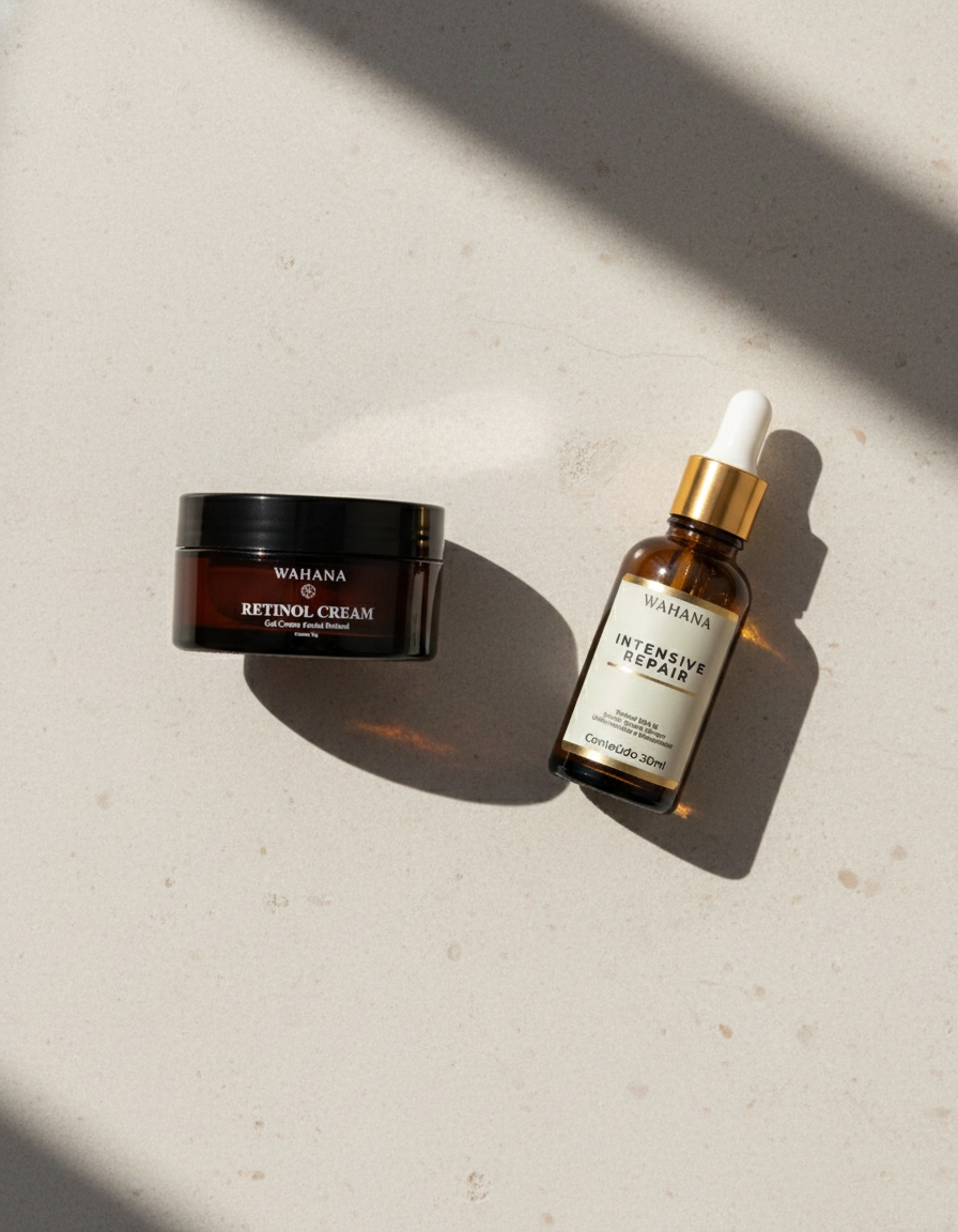Manchas na Pele e Uniformização: Como Tratar com Eficácia - Retinol Cream e Intensive Repair