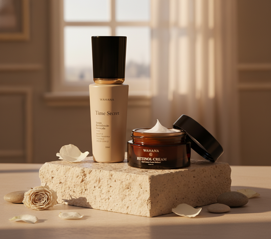 Como Suavizar Linhas Finas e Rugas na Área dos Olhos - Time Secret e Retinol Cream