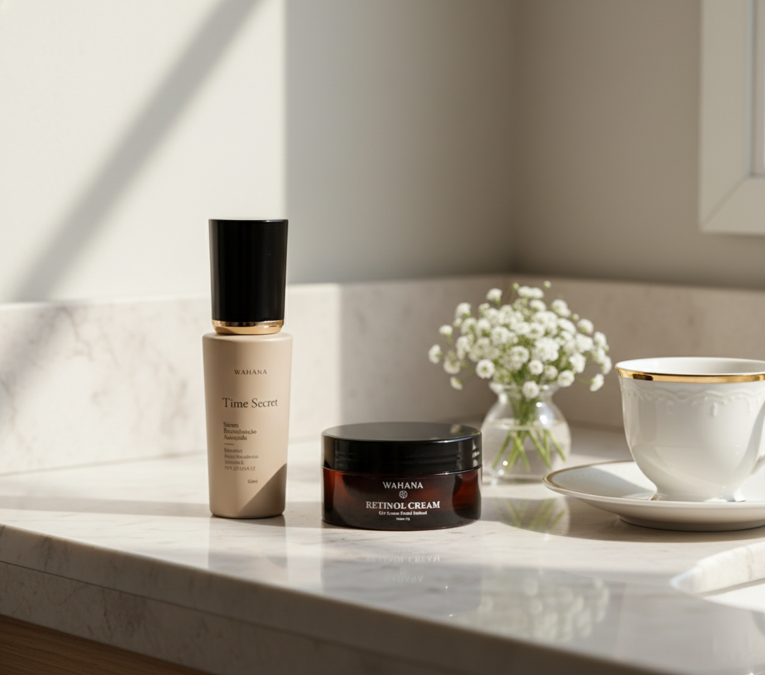 Manchas na Pele e Uniformização: Como Tratar com Eficácia - Time Secret e Retinol Cream